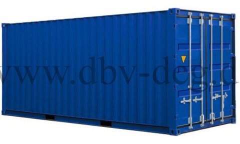 Seecontainer 20 FT. seitlich