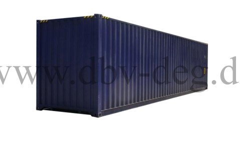 Seecontainer High Cube 40 FT. Ansicht rechts