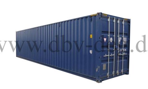 Seecontainer High Cube 40 FT. Ansicht links